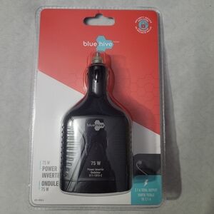 Blue Hive 75W Power Inverter w/USB NEW